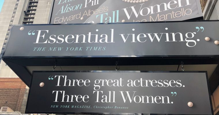 Albee’s Three Tall Women on Broadway