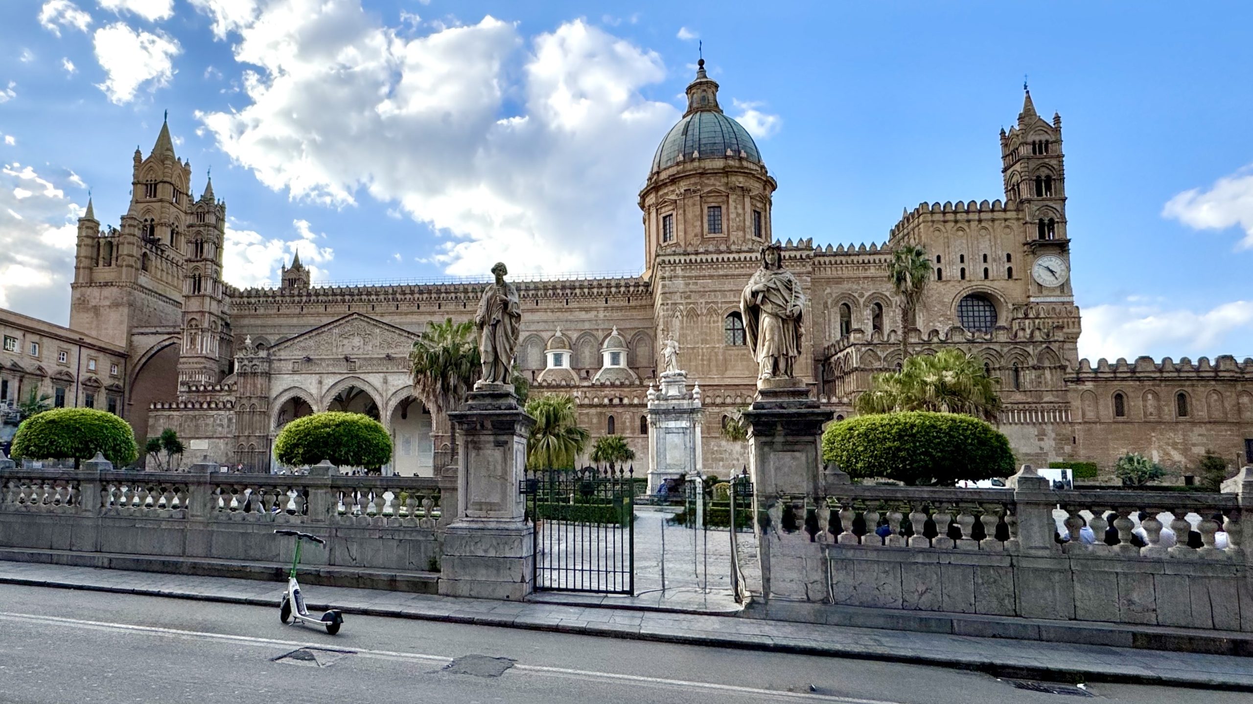 Trip to Sicily. Day 1. Palermo: Ballaro Market. Palermo Cathedral. Marina.